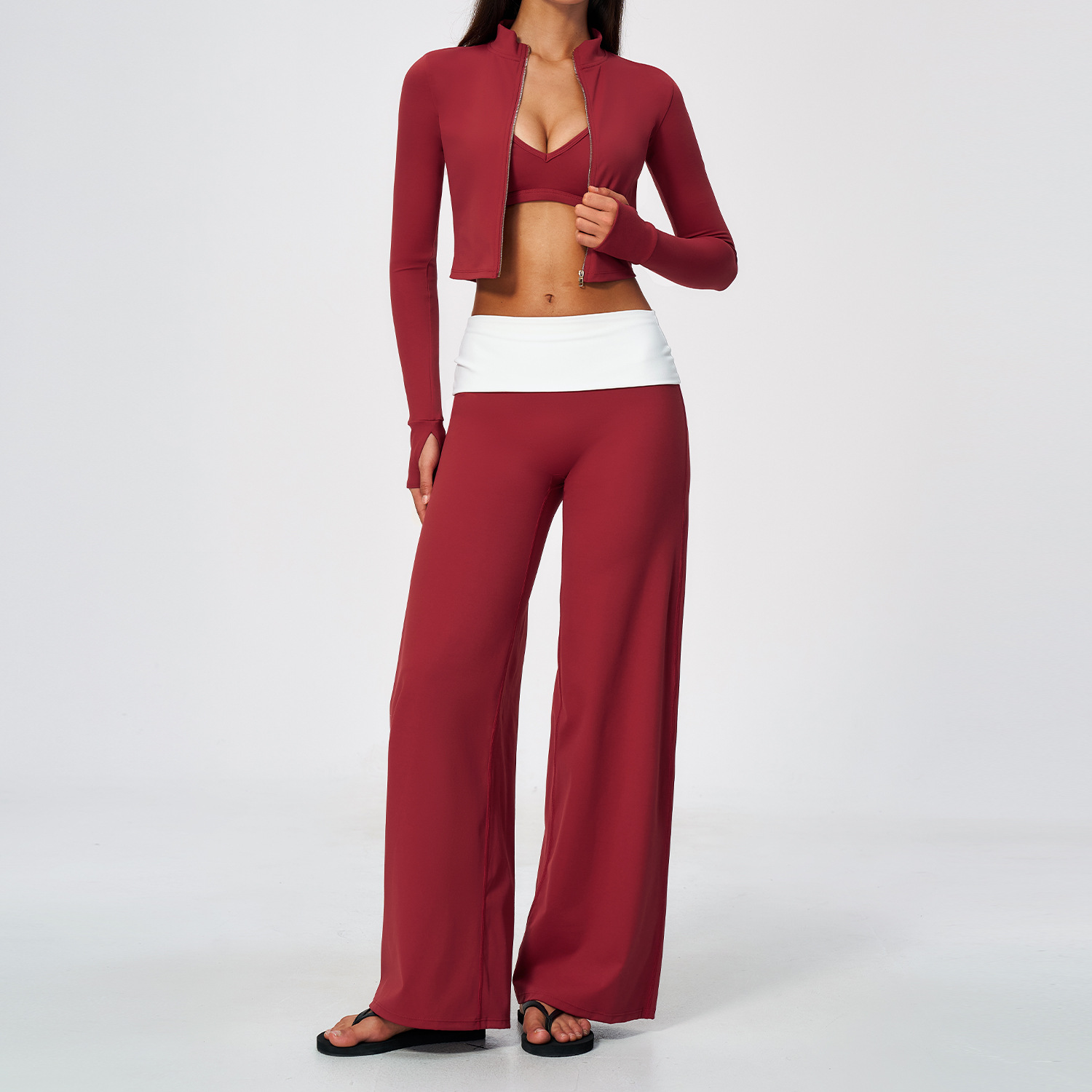 Women's 3 Piece Yoga Set Long  - огляд і ціна Compression Long Pant
